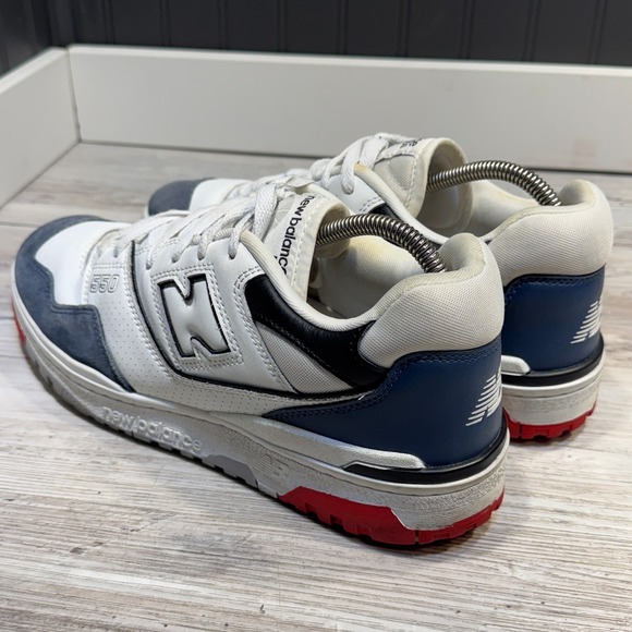 New Balance 550 USA White Blue Red BB550NCN Men\'s Size 11.5 Usa Retro Basketball main image 7